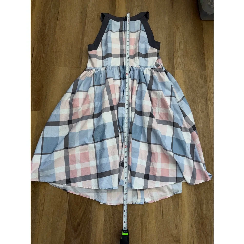 Unique Vintage Plaid Rockabilly Halter Dress preppy Plus Size 2X 18